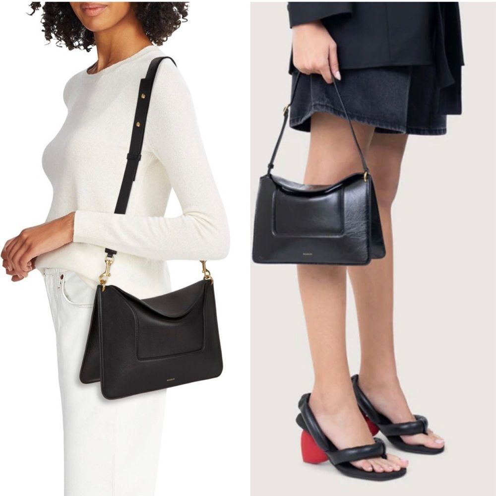 WANDLER Penelope Leather Shoulder Bag